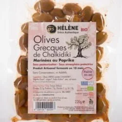 Olives de Chalkidiki au paprika